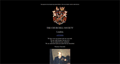 Desktop Screenshot of churchill-society-london.org.uk